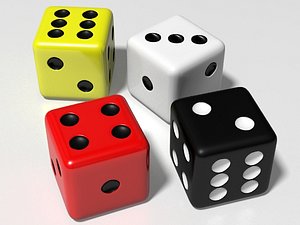 dice 3D model