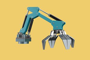 SCRAP RUBBISH GARBAGE WASTE LOADER GRABBER CRANE LIFTING GRAPPLE