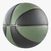 Basketball Ball - Green and Black