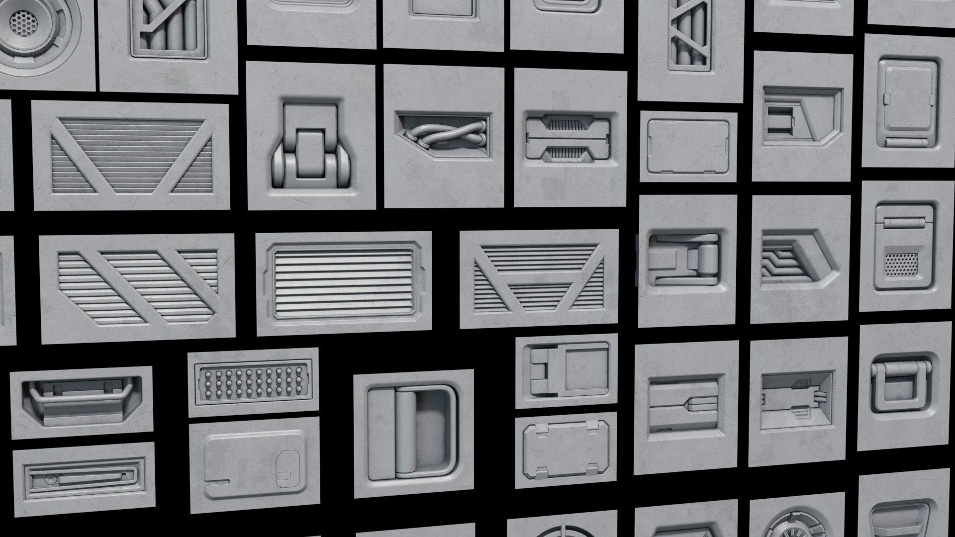 3D Industrial Kitbash - 13 - 200 Pieces - TurboSquid 2352665