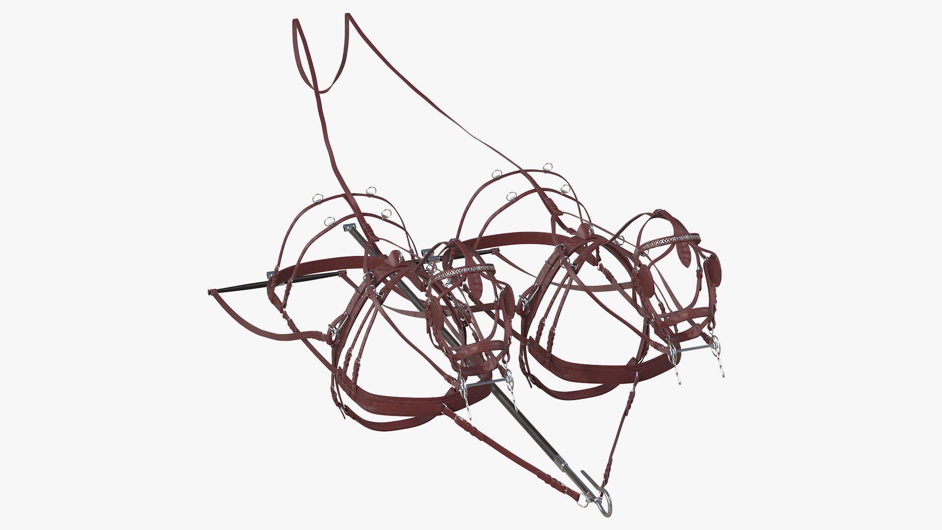 Pair of Harness 3D model preview