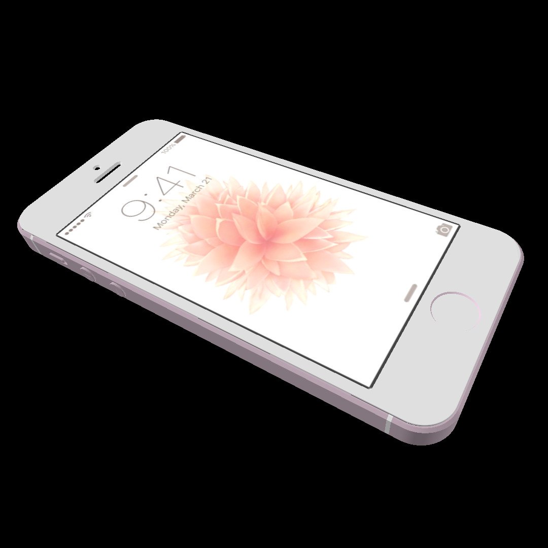 3d apple iphone 5se model
