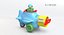 plastic airplane toy 3d model