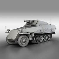 SD.KFZ 251/9 Ausf.D - Kanonenwagen Stummel