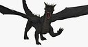 Mythical Dragon Rigged 3D Model