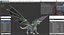 3D mythical dragon rigged model