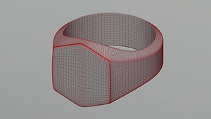 Ring blank 2 3D
