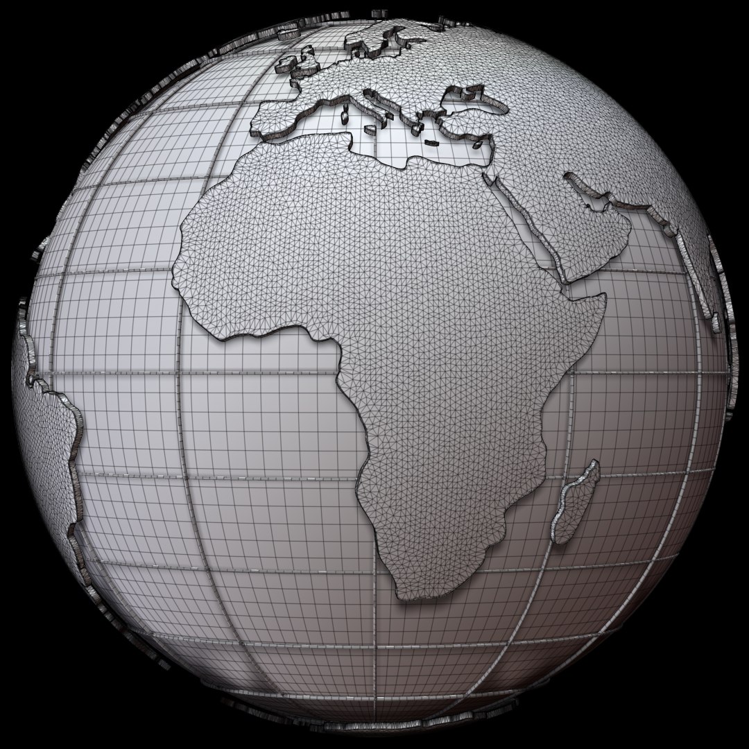 Globe Earth 3D Model - TurboSquid 1388199