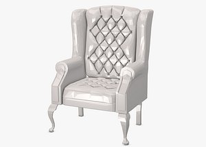 3d model chair armchair