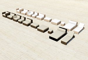 furniture serie design 3d 3ds