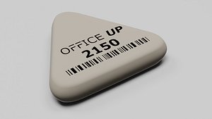 3D Triangle eraser model