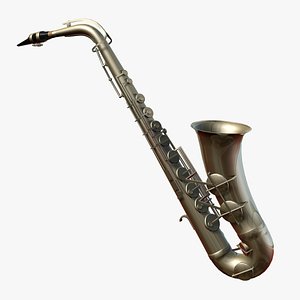 3D Model Collection YAMAHA - Alto Sax - Tenor Sax and PSR-E403 Keyboard VR  / AR / low-poly