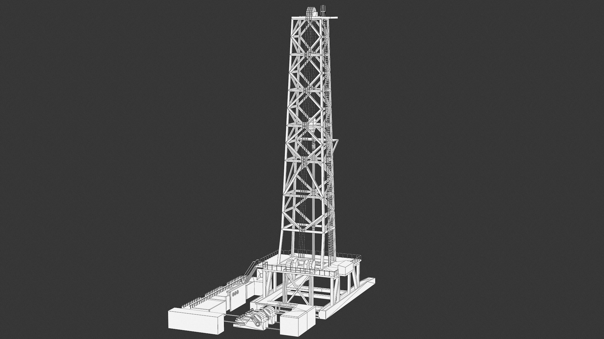 3D Model Drilling Rig - TurboSquid 1237706