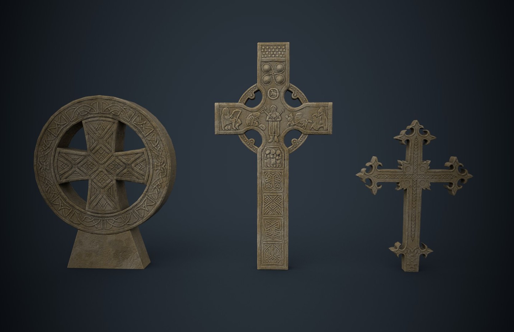 Crosses Model - TurboSquid 1637401