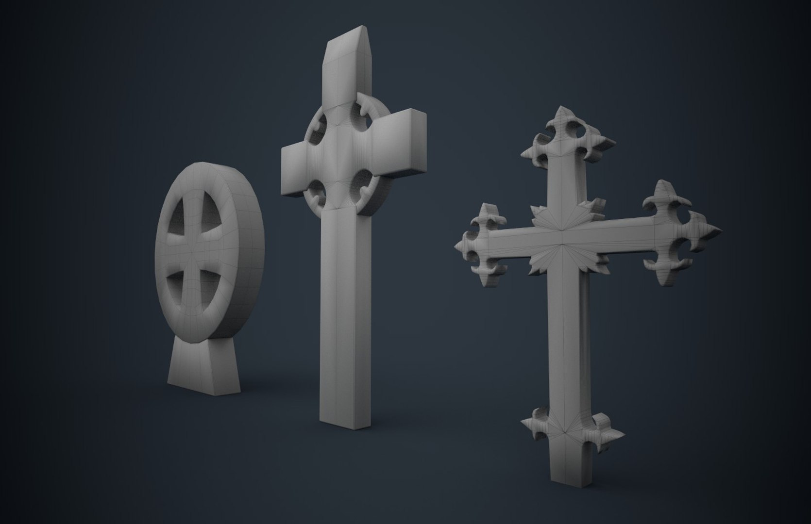 Crosses Model - TurboSquid 1637401