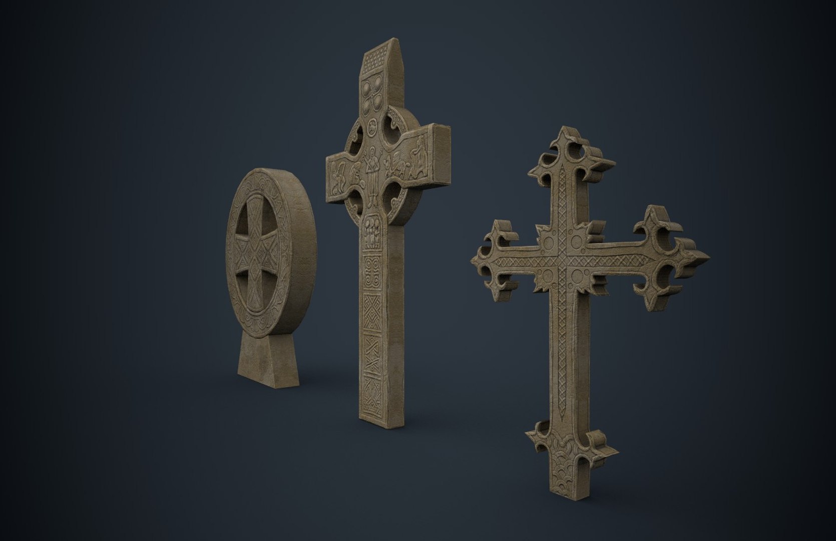 Crosses Model - TurboSquid 1637401