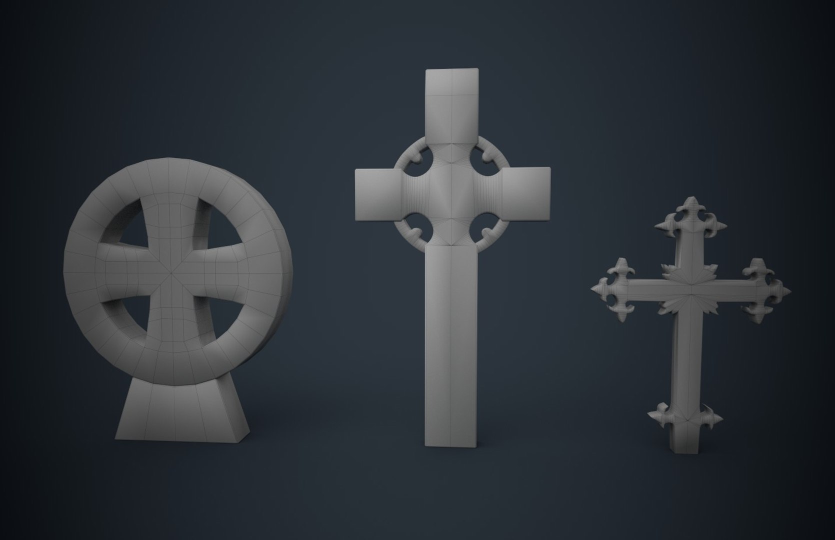 Crosses Model - TurboSquid 1637401
