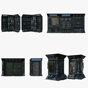 Asset Pack Vol 7 - Sci-Fi Modular Corridors