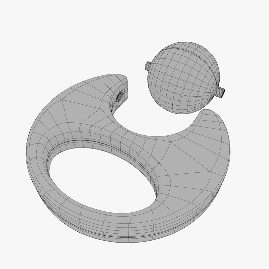 3d model rattle toy