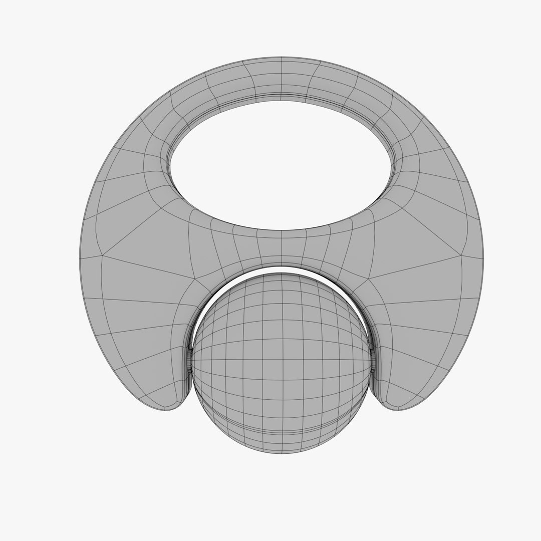 3d model rattle toy