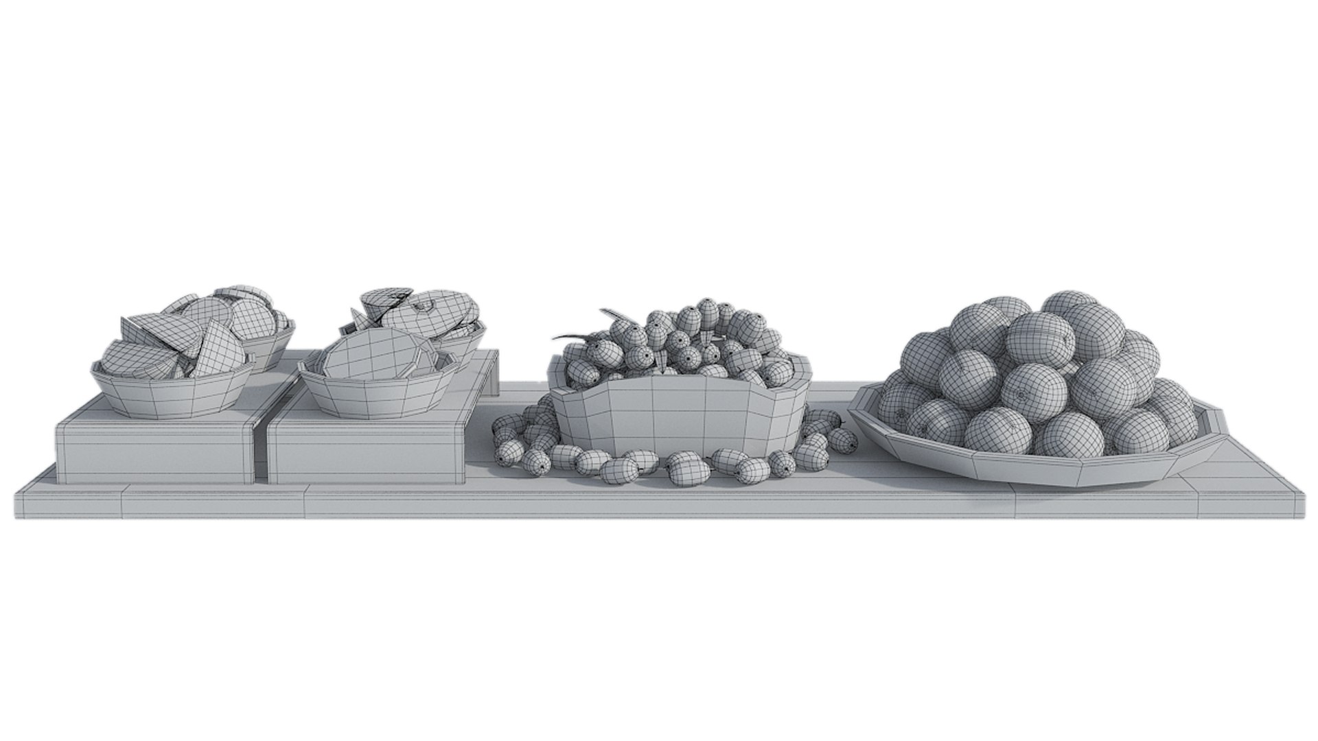 Fruit Berry Set 3D Model - TurboSquid 2248324