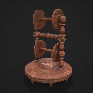 Elegant Scroll Holder