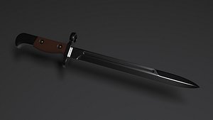 krag bayonet 3D model