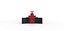 Tractor pulling sled Scale 1 to 25