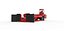 Tractor pulling sled Scale 1 to 25