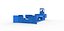 Tractor pulling sled Scale 1 to 25