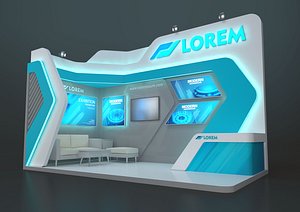 3D exhibition stand mzy 18