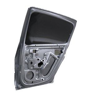 corrected polished car door 3D model