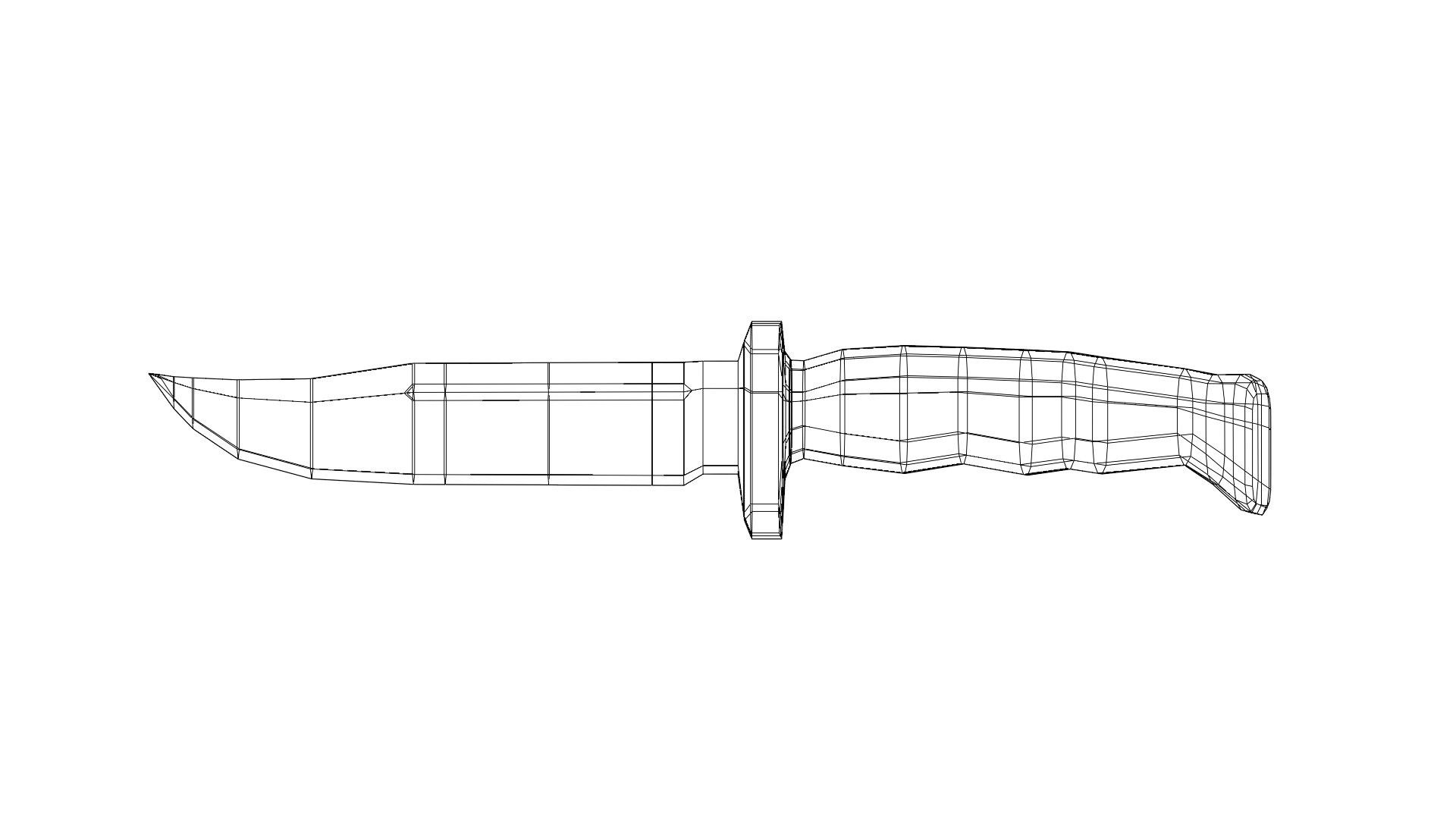 Knife Model 3D model - TurboSquid 2049319