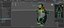 Cartoon Penguin Rigged with Human IK in Maya
