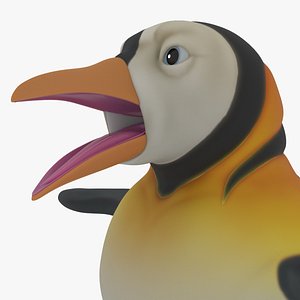 Cartoon Penguin Rigged with Human IK in Maya