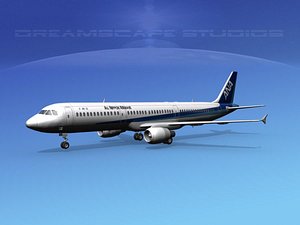 scale airbus 3d model