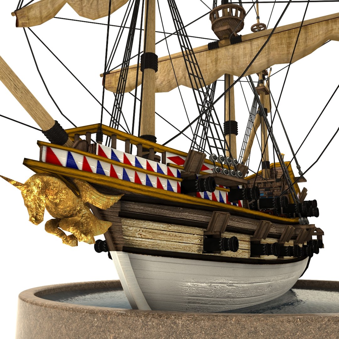 Pirate Galleon 3D Model - TurboSquid 1300396