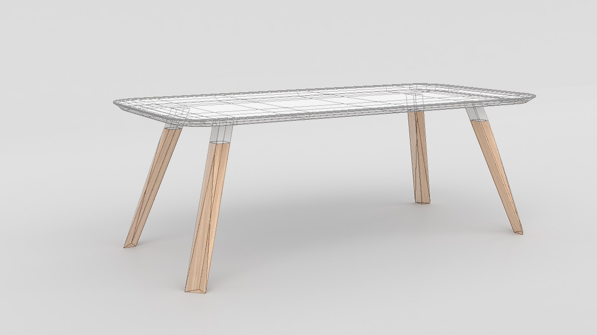 Oblique Table 3d Obj
