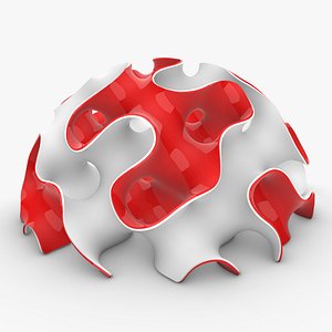 3D model Gyroid Brain Structure