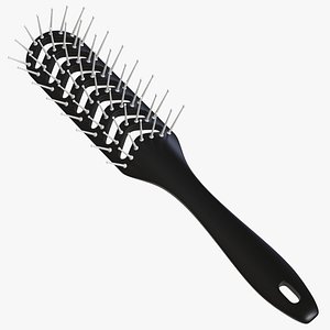 vent brush beauty black model