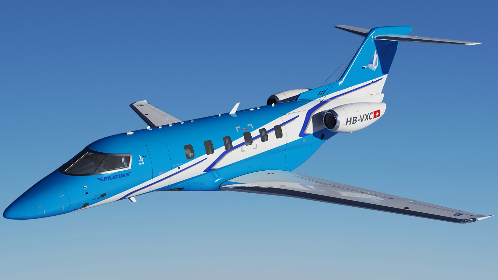 3D pilatus pc-24 pc model - TurboSquid 1325071