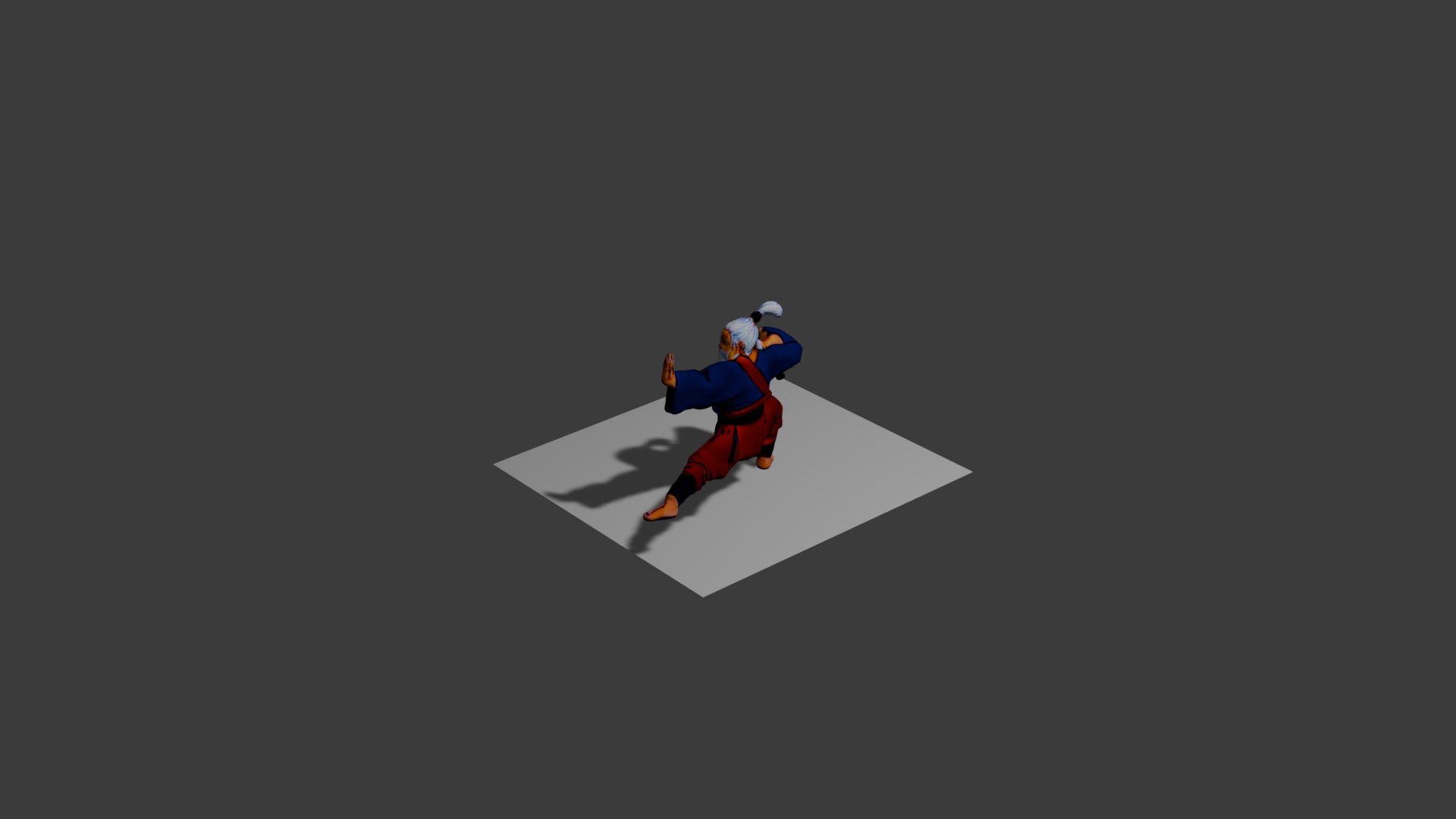 Elder Kung Fu Warrior 3D TurboSquid 2209654