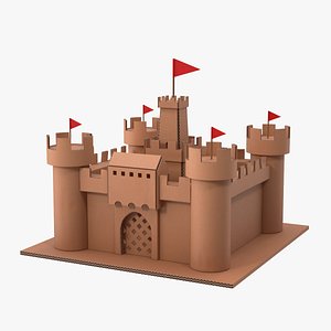 3D Cardboard Castle