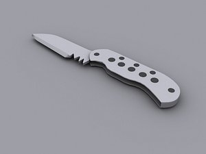 3d model of hunting knife