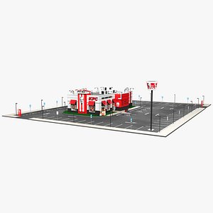KFC Building and parking