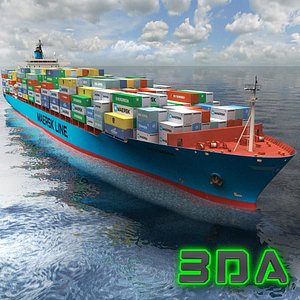 Container Ship 3300TEU Maersk
