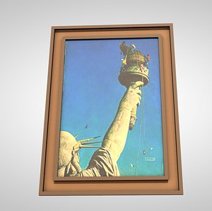 picture frame painting 3D model