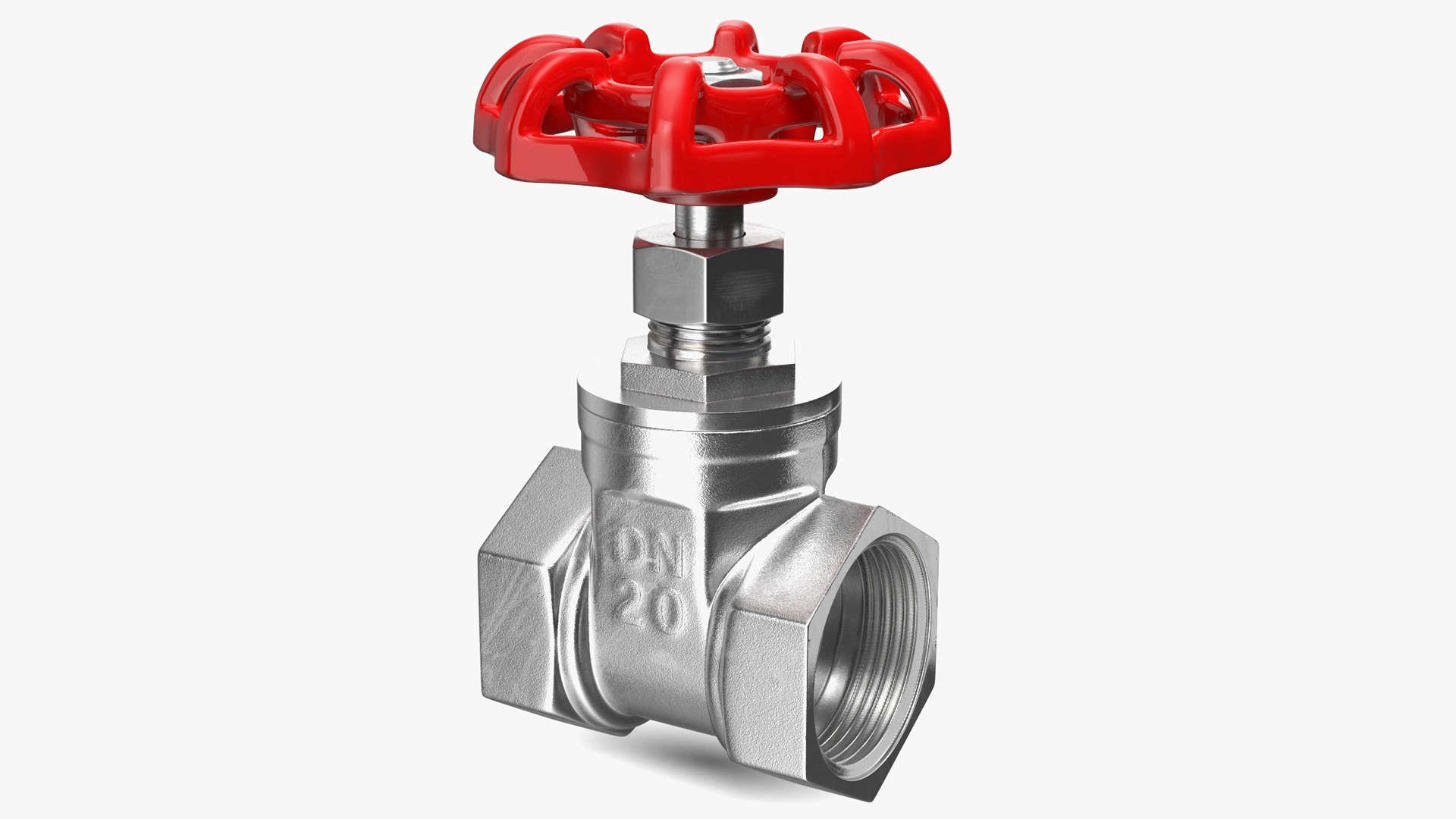 Nickel Gate Valve 3D - TurboSquid 1971255