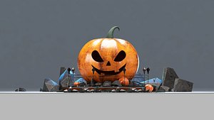 3D Halloween Pumpkin