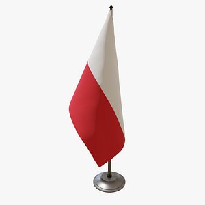 3D Table Flag Poland